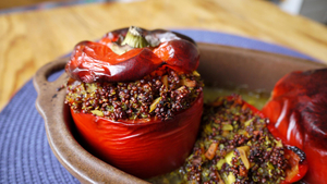 Paprika gefüllt mit Quinoa