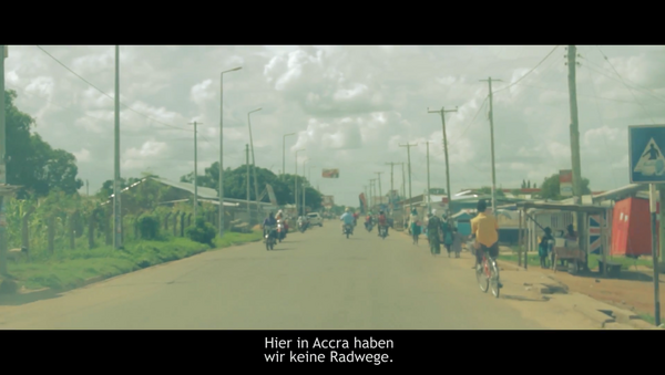 Straße in Ghana