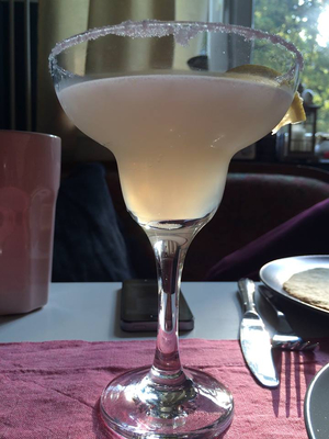 Margarita im typischen Glas