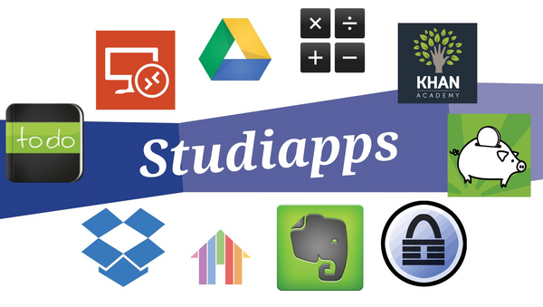 Verschiedene Logos der gesammelten Apps