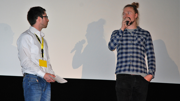 Andi Wenzel stellte seinen Musikfilm "Deadline (The Magician)" vor und sprach danach über die visuellen Effekte.
