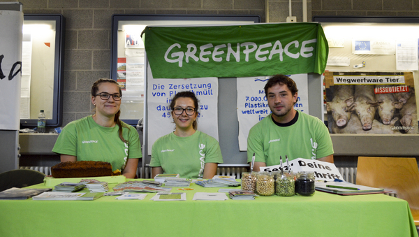 Mitglieder von Greenpeace