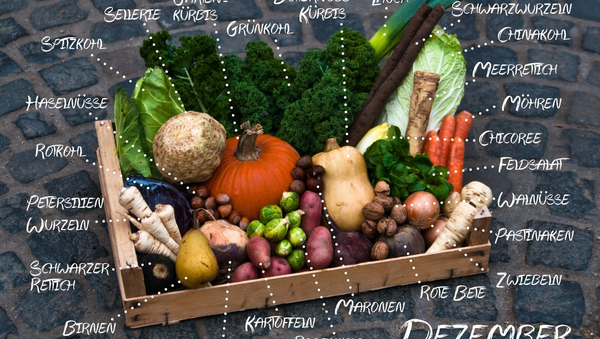 Monatskorb "Dezember" mit regionalem & saisonalem Gemüse