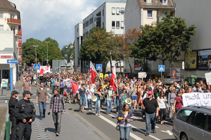Studierende demonstrieren in Mainz