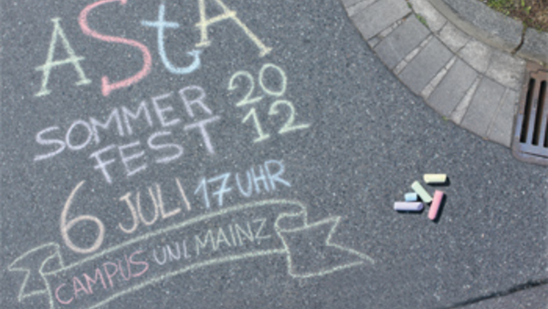 Plakat zum AStA-Sommerfest 2012