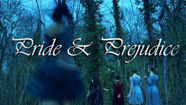Das "Day-Old Theatre" spielt Jane Austens "Pride and Prejudice" (Plakat).
