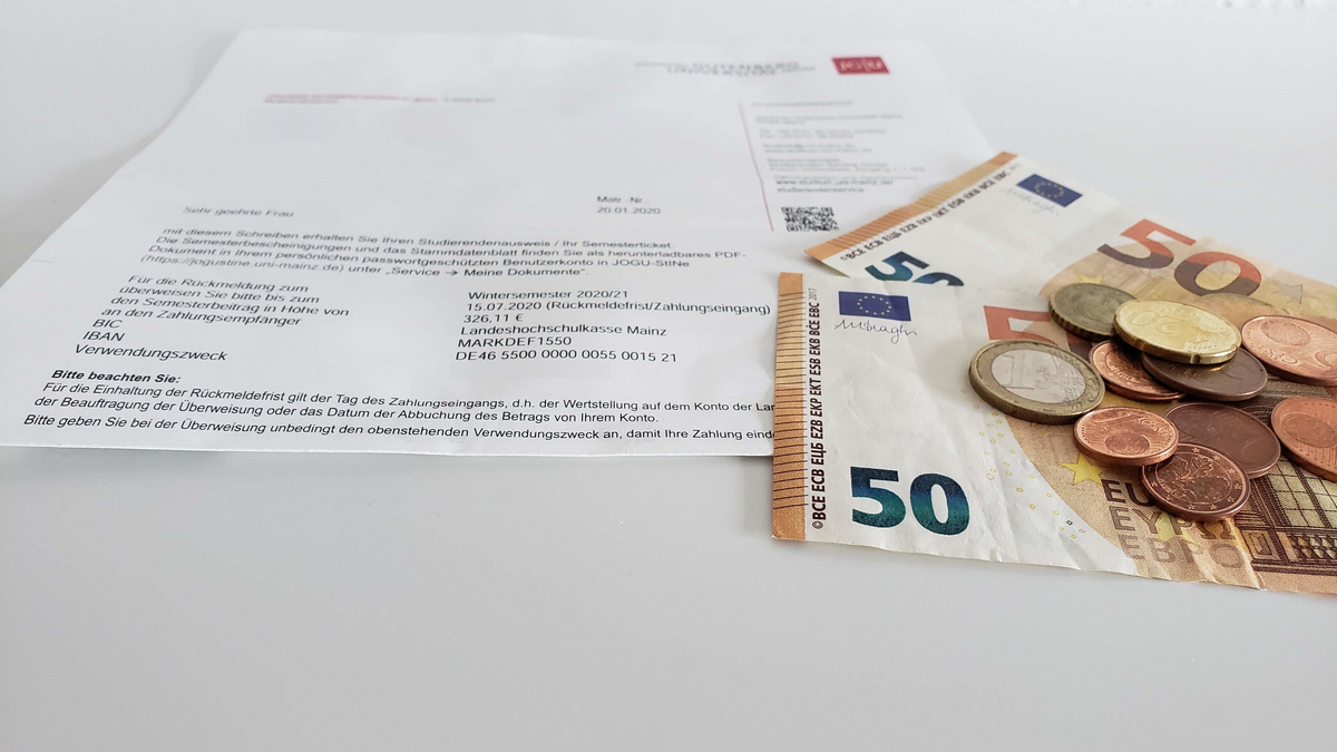 Campus Mainz Wie Setzt Sich Der Semesterbeitrag F r Das Wintersemester 
